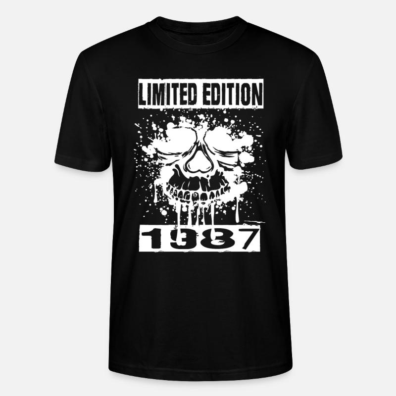 Édition limitée 1987 - T-shirt bio CRAFTER Stanley Stella Unisexe - noir