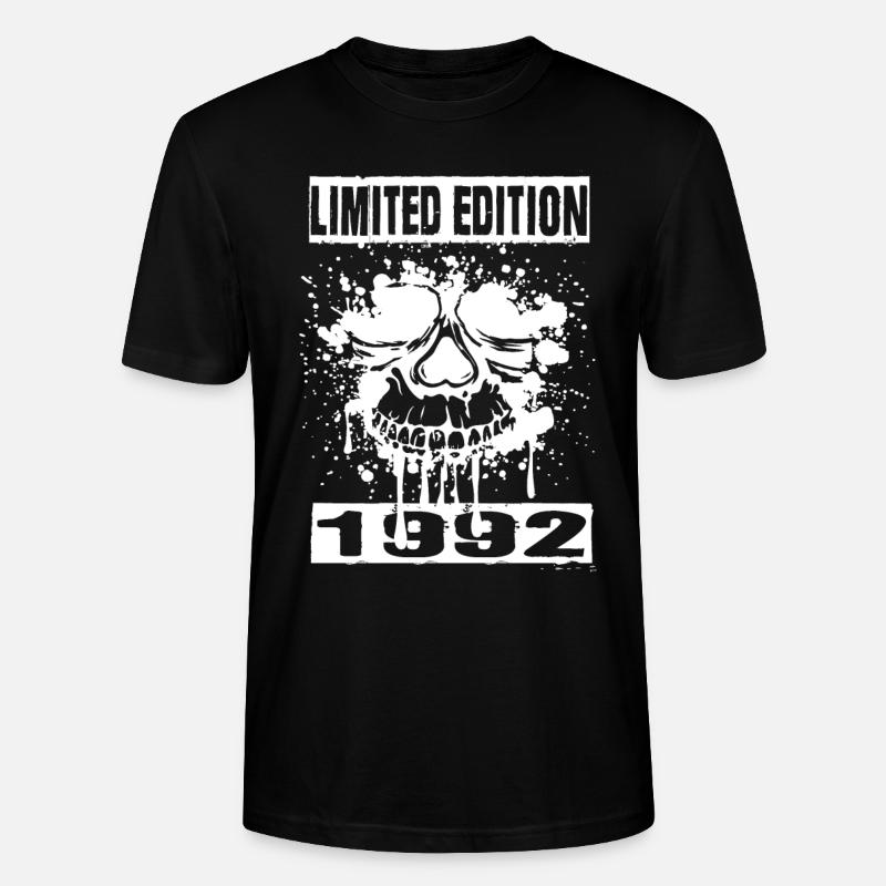 Édition limitée 1992 - T-shirt bio CRAFTER Stanley Stella Unisexe - noir