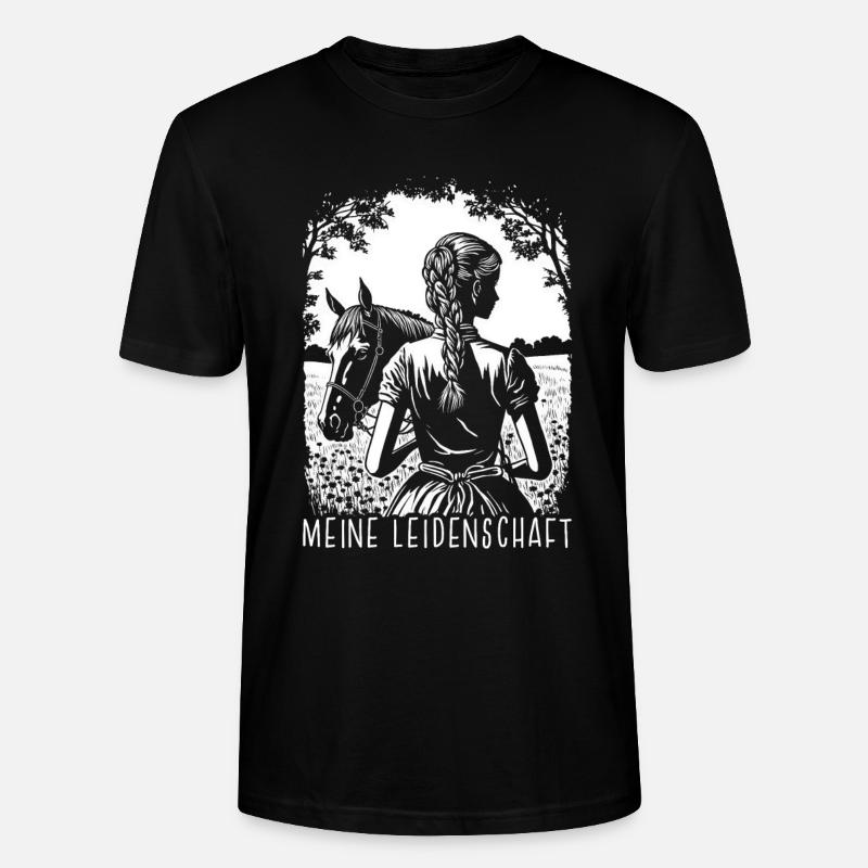 Meine Leidenschaft - Stanley/Stella Unisex Bio-T-Shirt CRAFTER - Schwarz