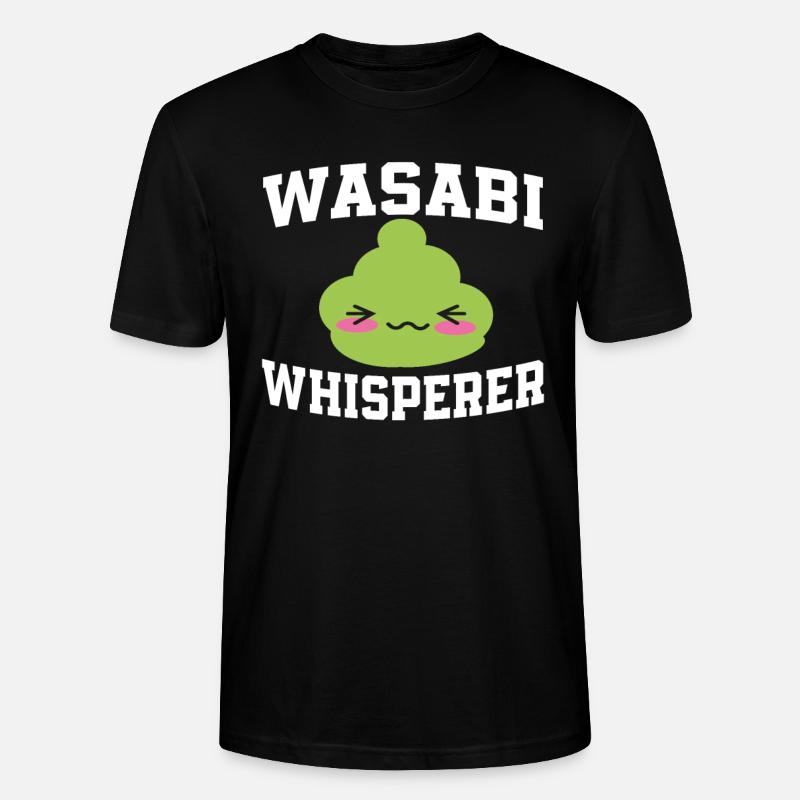 Wasabi Flüsterer - Stanley/Stella Unisex Bio-T-Shirt CRAFTER - Schwarz