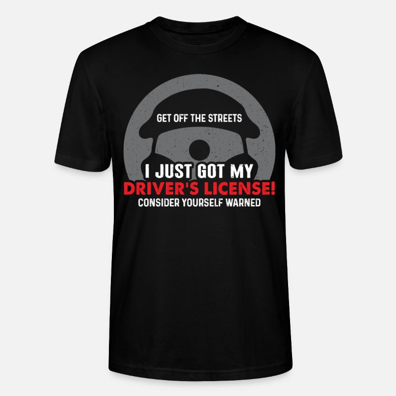 Führerschein - Stanley/Stella Unisex Bio-T-Shirt CRAFTER - Schwarz