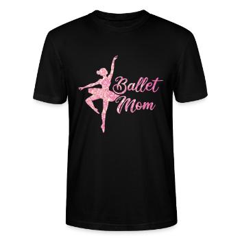 Ballett - Stanley/Stella Unisex Bio-T-Shirt CRAFTER - Schwarz - Vorne - Alina (178cm) & Michal (187cm)