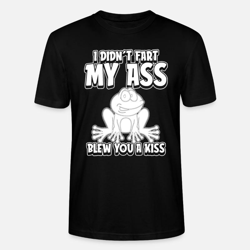 Humour Crapaud grenouille - T-shirt bio CRAFTER Stanley Stella Unisexe - noir