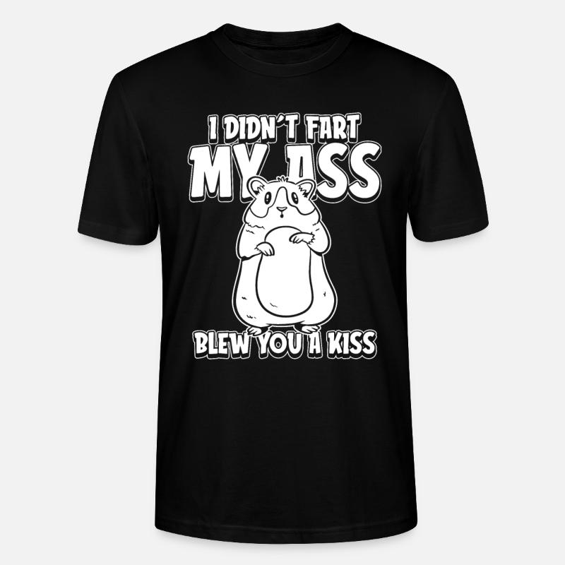 Guinea pig guinea pig funny - Stanley/Stella CRAFTER Unisex Organic T-Shirt - black