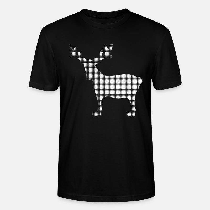 Elch - Stanley/Stella Unisex Bio-T-Shirt CRAFTER - Schwarz