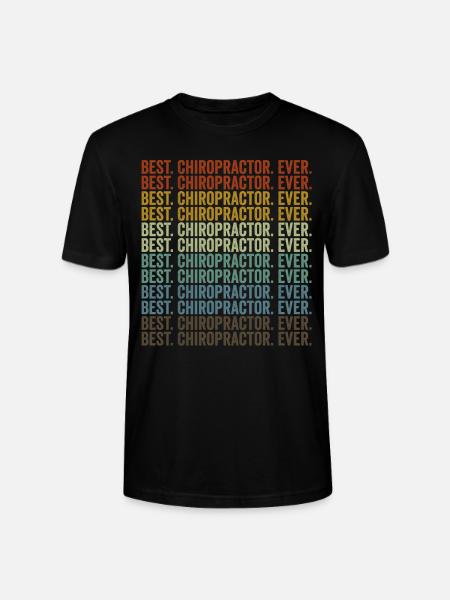 Best. Chiropractor. ever. Chiroprak - Stanley/Stella CRAFTER Unisex Organic T-Shirt - black