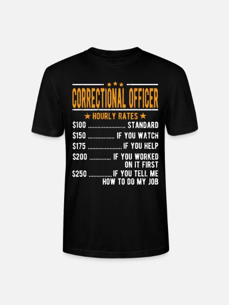 Enforcement officer Hourly wage - Stanley/Stella CRAFTER Unisex Organic T-Shirt - black
