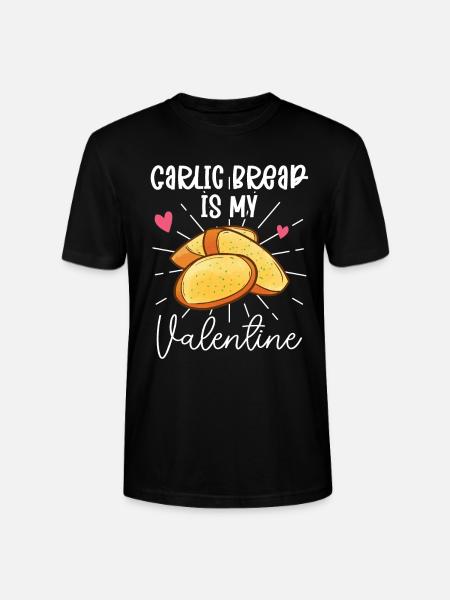 Garlic Garlic Bread Food Gift - Stanley/Stella CRAFTER Unisex Organic T-Shirt - black