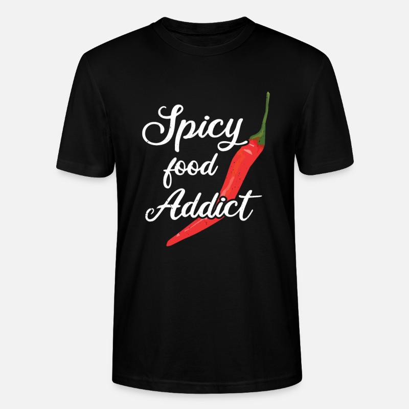Chili-Pfeffer - Stanley/Stella Unisex Bio-T-Shirt CRAFTER - Schwarz