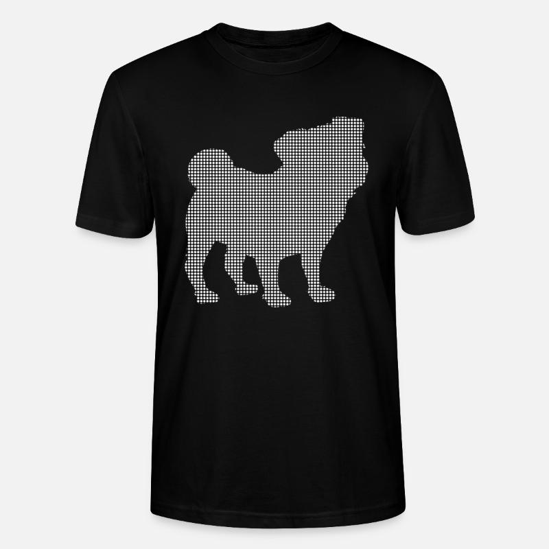 Mops - Stanley/Stella Unisex Bio-T-Shirt CRAFTER - Schwarz