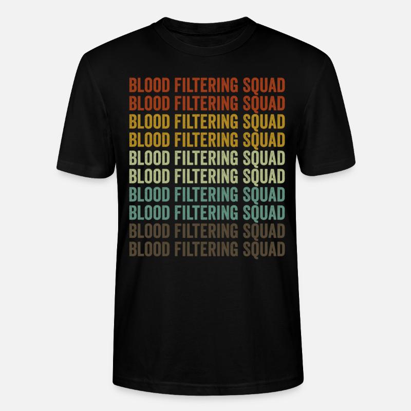 Blutfiltrationstrupp Dialyse-Techniker - Stanley/Stella Unisex Bio-T-Shirt CRAFTER - Schwarz