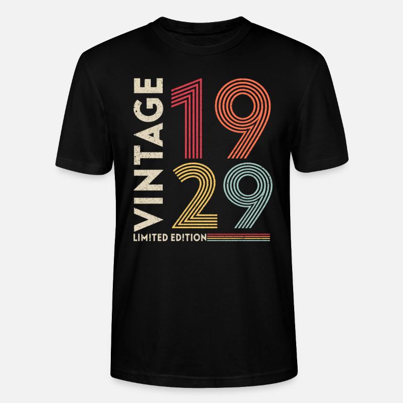 FABRIQUÉ EN 1929 - T-shirt bio CRAFTER Stanley Stella Unisexe - noir