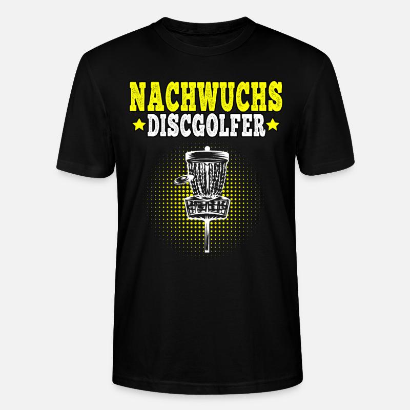 Discgolf Nachwuchs Discgolfer Disc Golf - Stanley/Stella Unisex Bio-T-Shirt CRAFTER - Schwarz