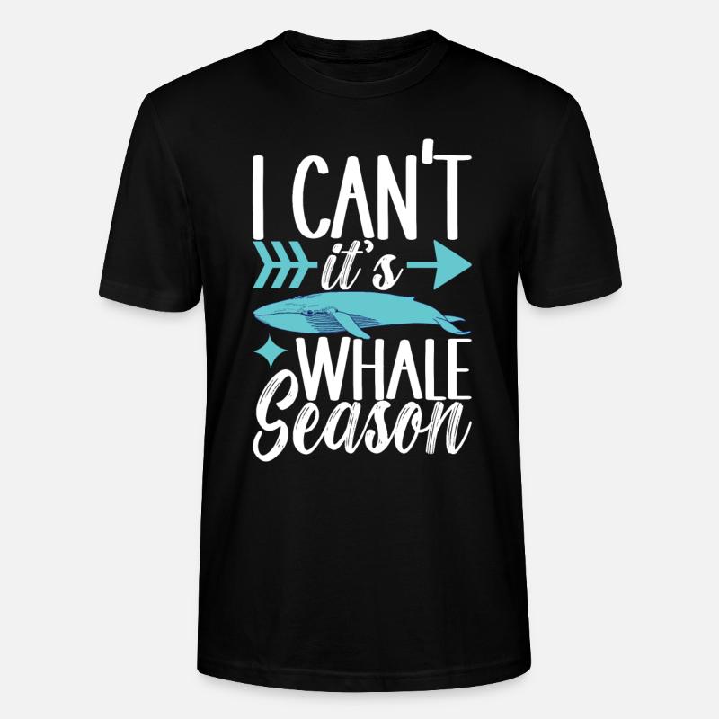 Wale Walbeobachter - Stanley/Stella Unisex Bio-T-Shirt CRAFTER - Schwarz