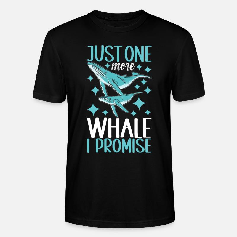 Wale Walbeobachter - Stanley/Stella Unisex Bio-T-Shirt CRAFTER - Schwarz