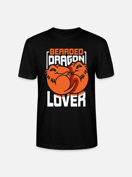 Skäggigt skäggigt skäggigt drakdjur - Ekologisk T-shirt CRAFTER unisex från Stanley/Stella - svart