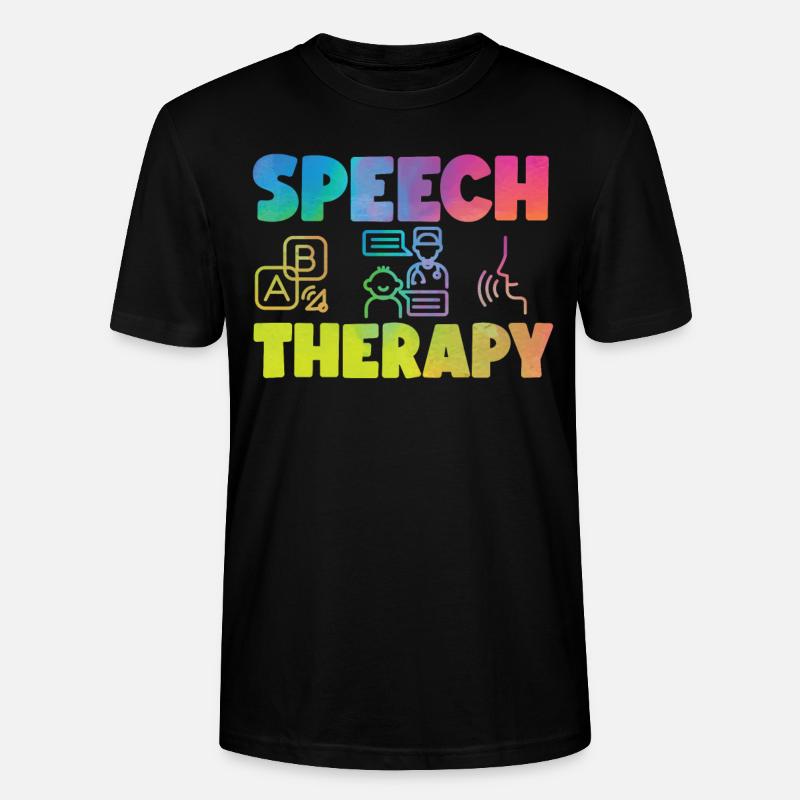 Speech Therapist Therapy Assistant - Stanley/Stella Unisex Bio-T-Shirt CRAFTER - Schwarz