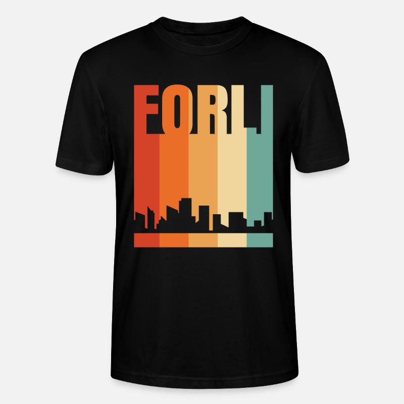 Forlì - T-shirt bio CRAFTER Stanley Stella Unisexe - noir