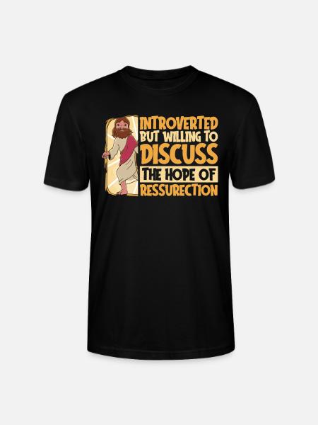 Christ Christianity - Stanley/Stella CRAFTER Unisex Organic T-Shirt - black