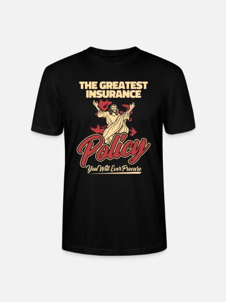 Christ Christianity Funny - Stanley/Stella CRAFTER Unisex Organic T-Shirt - black