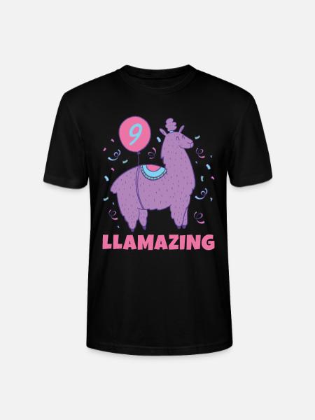 Llama Gift Llama Lover Gift - Stanley/Stella CRAFTER Unisex Organic T-Shirt - black
