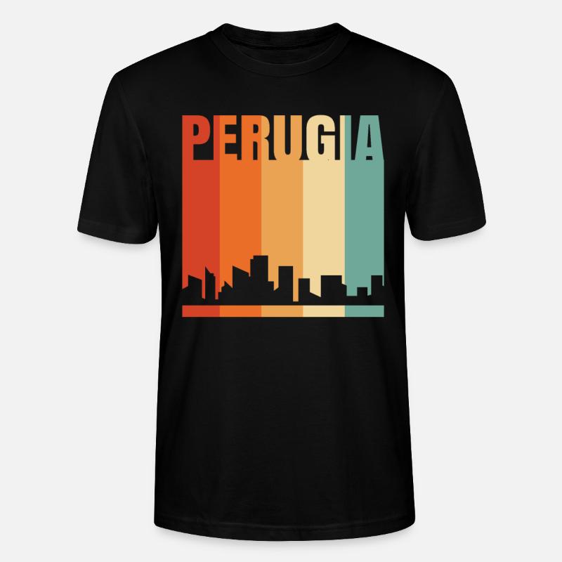 Pérouse - T-shirt bio CRAFTER Stanley Stella Unisexe - noir