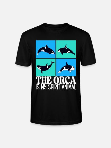 Whale Whale Watching Orca - Stanley/Stella CRAFTER Unisex Organic T-Shirt - black