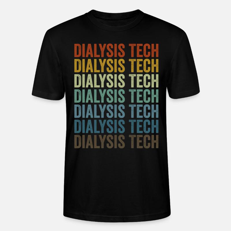 Dialyse-Techniker Dialyse-Techniker Leopard Print - Stanley/Stella Unisex Bio-T-Shirt CRAFTER - Schwarz