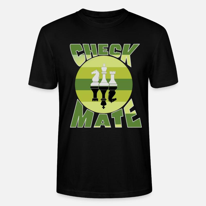 Pensez comme un maître d’échecs - T-shirt bio CRAFTER Stanley Stella Unisexe - noir