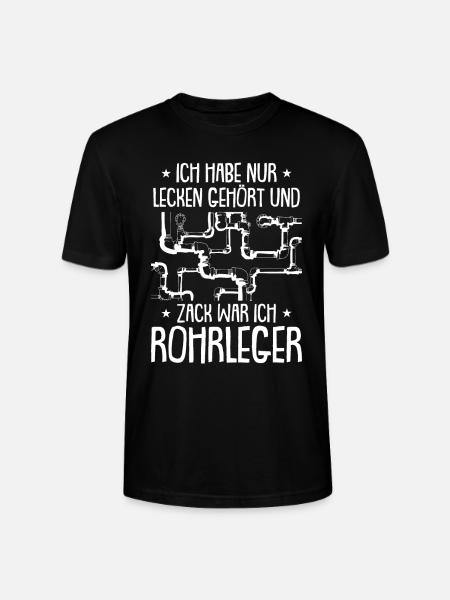 Rohrleitungsbauer Komisch - Stanley/Stella Unisex Bio-T-Shirt CRAFTER - Schwarz