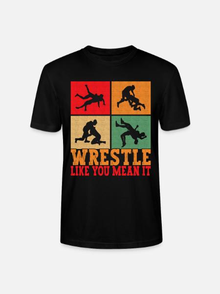 Wrestling Ringen Ringer - Stanley/Stella Unisex Bio-T-Shirt CRAFTER - Schwarz