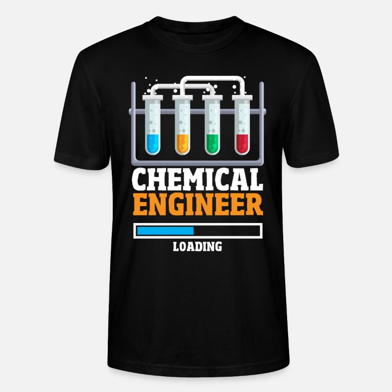 Future Chemical Engineer Loading Chemist - Stanley/Stella CRAFTER Unisex Organic T-Shirt - black
