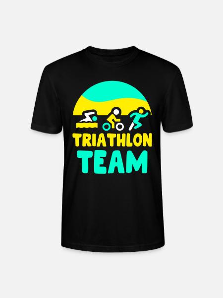 Triathlon Team Triathletin Triathlons Triathlet - Stanley/Stella Unisex Bio-T-Shirt CRAFTER - Schwarz
