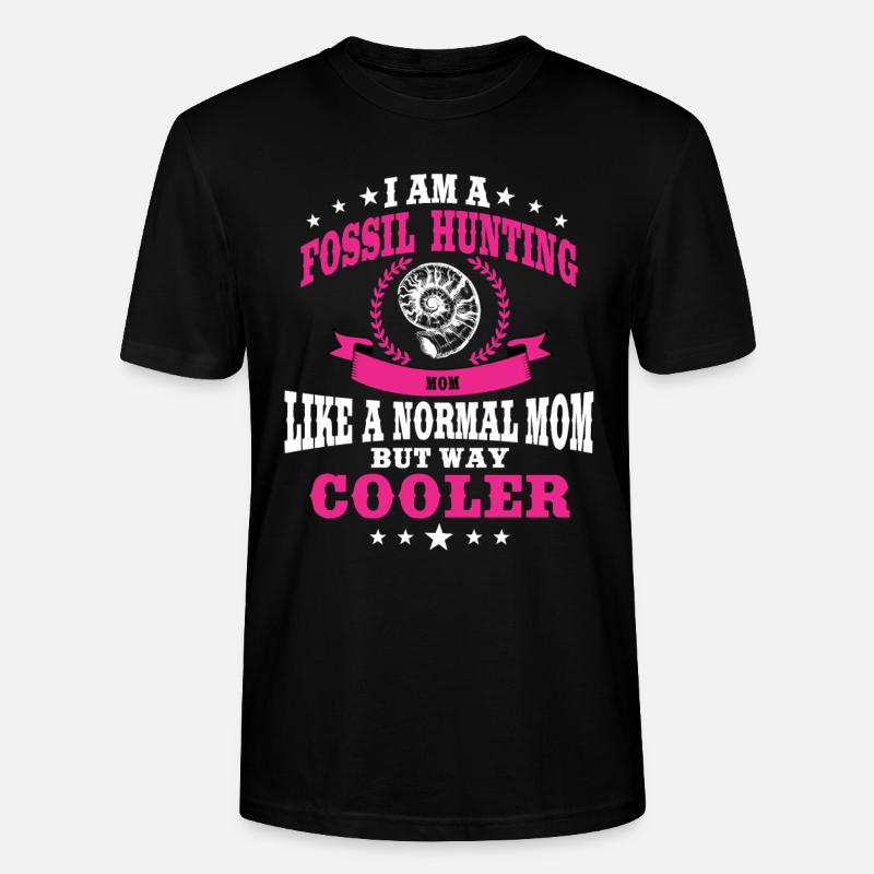 Fossile Jagd Mama - Stanley/Stella Unisex Bio-T-Shirt CRAFTER - Schwarz
