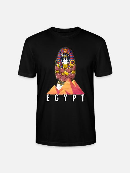 Egypt Falcon Pharaoh - Stanley/Stella CRAFTER Unisex Organic T-Shirt - black