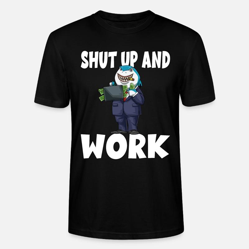 Chef Vorgesetzter Arbeiten - Stanley/Stella Unisex Bio-T-Shirt CRAFTER - Schwarz