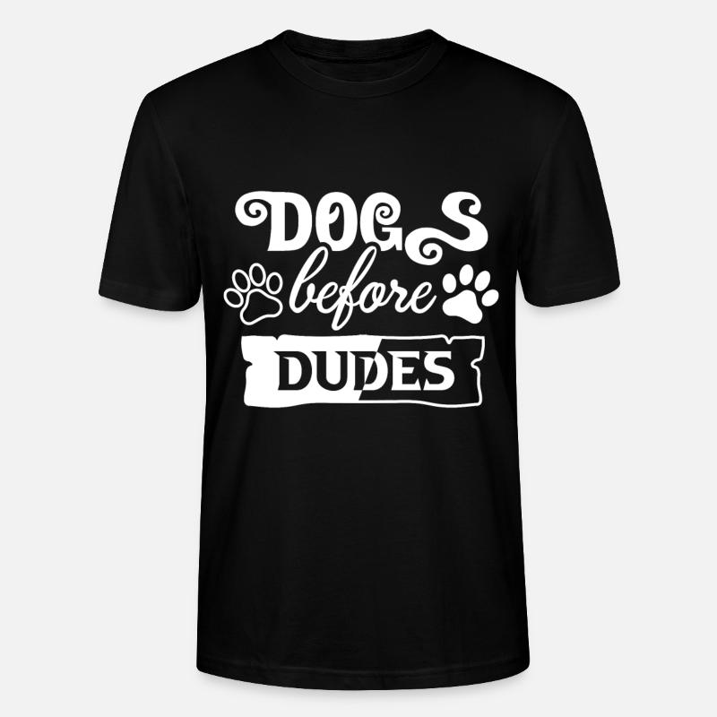 Hunde vor Kerlen - Stanley/Stella Unisex Bio-T-Shirt CRAFTER - Schwarz