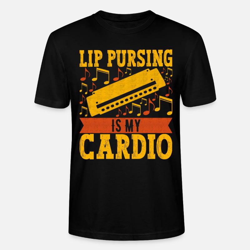 Harmonica Harmonica - T-shirt bio CRAFTER Stanley Stella Unisexe - noir