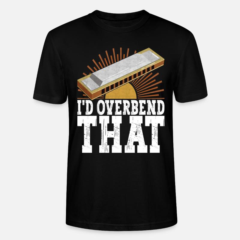 Harmonica Harmonica - Stanley/Stella CRAFTER Unisex Organic T-Shirt - black