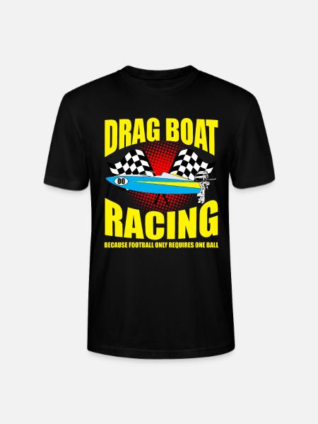 Drag Boot Design für Rennbootfahrer - Stanley/Stella Unisex Bio-T-Shirt CRAFTER - Schwarz