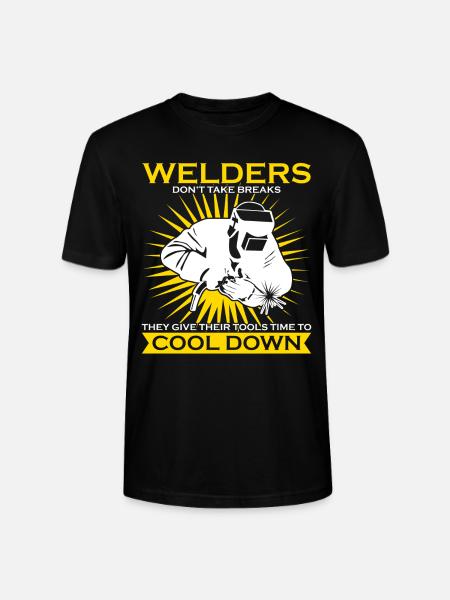 Welder saying welding - Stanley/Stella CRAFTER Unisex Organic T-Shirt - black