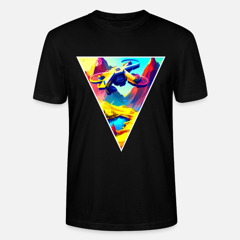 Drone Pilot fly - T-shirt bio CRAFTER Stanley Stella Unisexe - noir