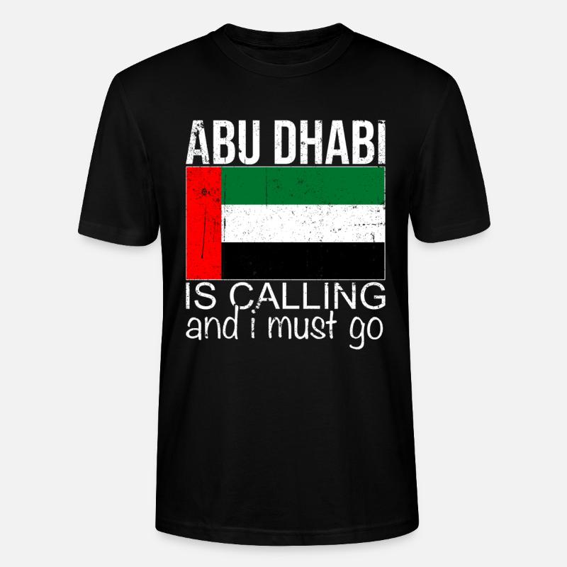 Abu Dhabi Spruch - Stanley/Stella Unisex Bio-T-Shirt CRAFTER - Schwarz