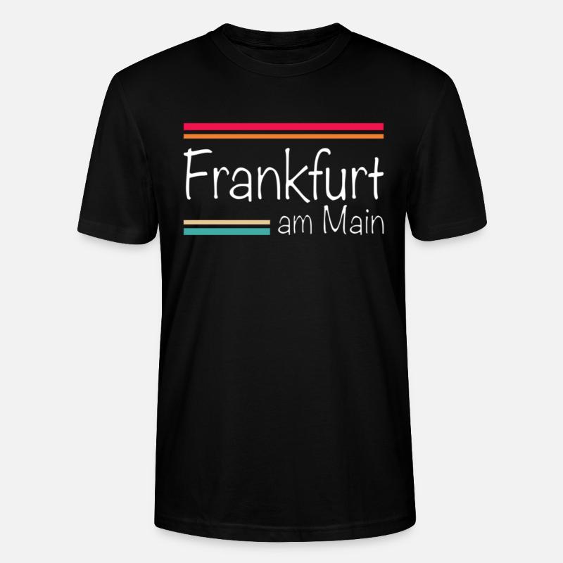 Frankfurt am Main - Stanley/Stella Unisex Bio-T-Shirt CRAFTER - Schwarz