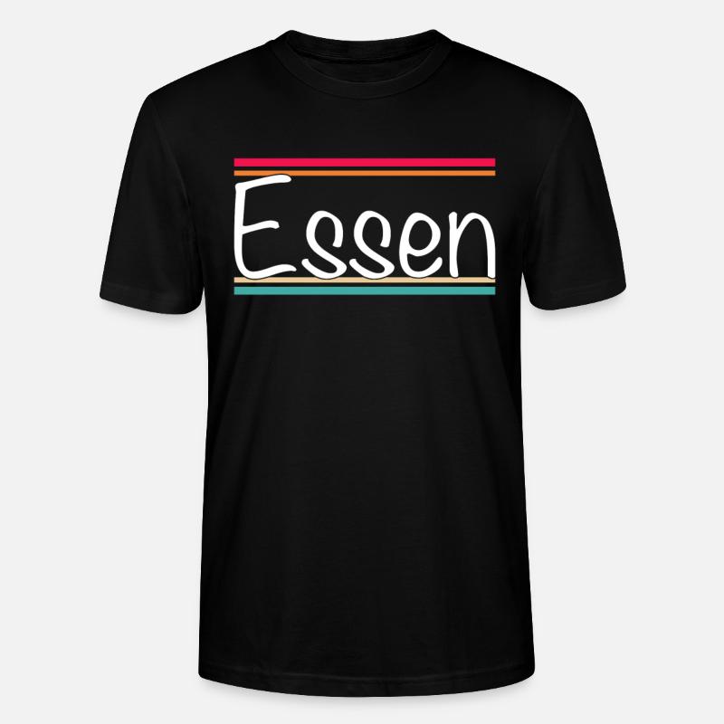 Essen - Stanley/Stella Unisex Bio-T-Shirt CRAFTER - Schwarz