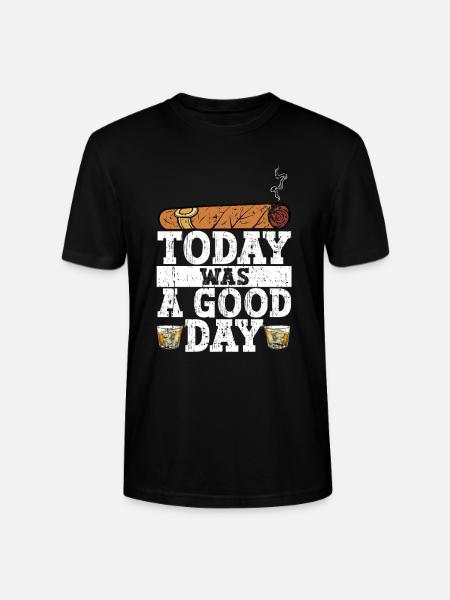 Cigar cigarette smokers - Stanley/Stella CRAFTER Unisex Organic T-Shirt - black
