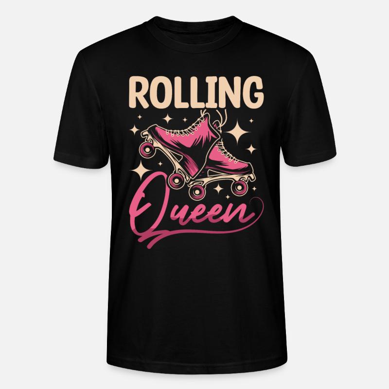 Inline skating rolling queen - Stanley/Stella Unisex Bio-T-Shirt CRAFTER - Schwarz