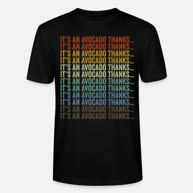C’est un avocat Merci... Avocat - T-shirt bio CRAFTER Stanley Stella Unisexe - noir
