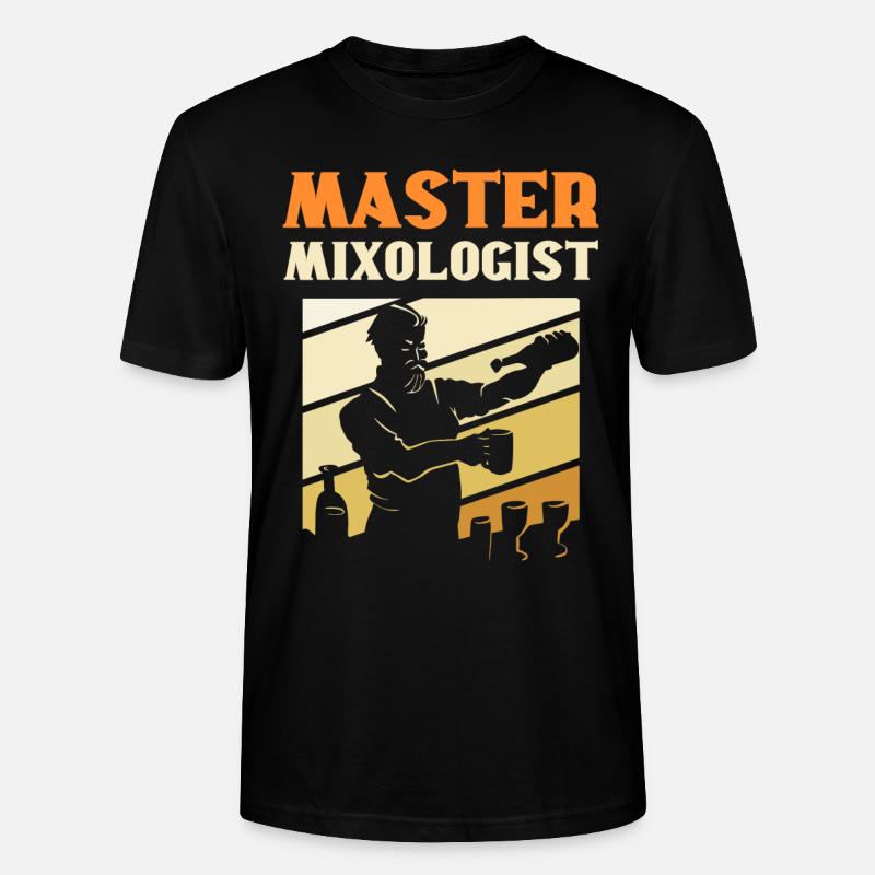 Master Mixologist Bartender Barkeeper - Stanley/Stella Unisex Bio-T-Shirt CRAFTER - Schwarz
