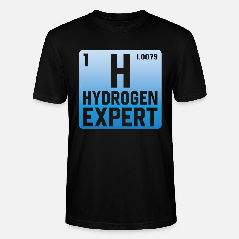 Hydrogen Expert Wasserstoff Energie Element - Stanley/Stella Unisex Bio-T-Shirt CRAFTER - Schwarz